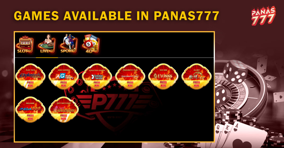 Games Available in Panas777