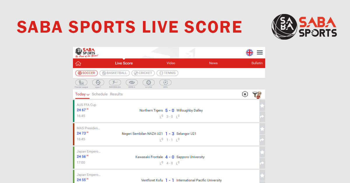 Saba Sports Live Score